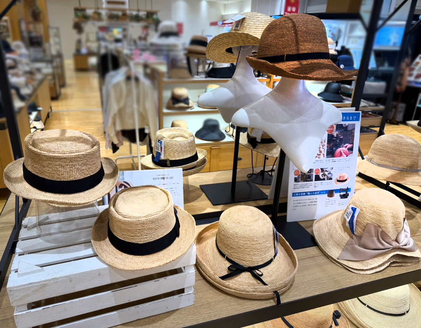 20250807京急田中帽子店内06